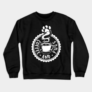 Coffee and Pugs - Pug Crewneck Sweatshirt